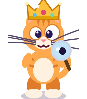 Silly Kitty wearing the Golden Crown